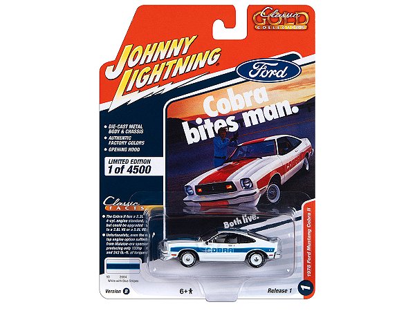 Ford Mustang Cobra II 1978 R1B 2023 1:64 Johnny Lightning