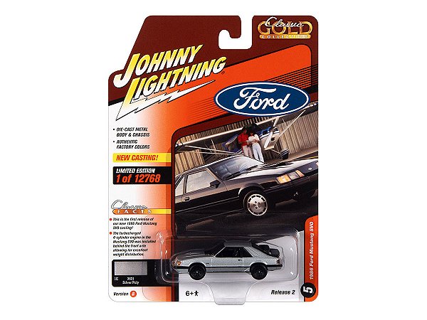 Ford Mustang SVO 1986 R2B 2022 1:64 Johnny Lightning