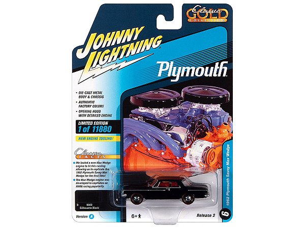 Plymouth Savoy Max Wedge 1962 R2A 2022 1:64 Johnny Lightning