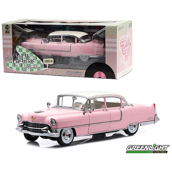 Cadillac Fleetwood Series 60 1955 Greenlight 1:18 Rosa
