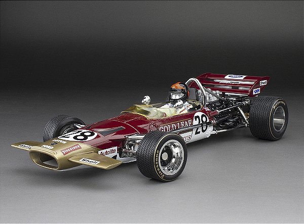 Fórmula 1 Lotus 49C Emerson Fittipaldi Gp British 1970 1:18 Quartzo