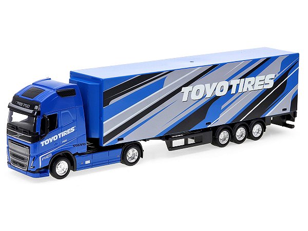 Volvo FH16 Globetrotter 750XXL Baú Toyo Tires 1:43 Bburago