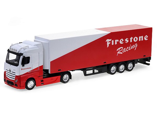 Mercedes Benz Actros Baú Firestone 1:43 Bburago