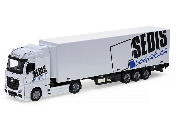 Mercedes Benz Actros + Empilhadeira 1:43 Bburago