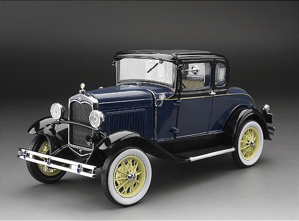 Ford Model A 1931 Coupe Sunstar 1:18 Azul