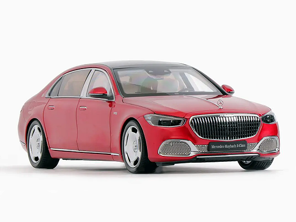 Mercedes Benz Maybach S-Class 2021 1:18 Almost Real Vermelho