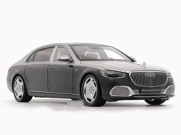 Mercedes Benz Maybach S-Class 2021 1:18 Almost Real Preto