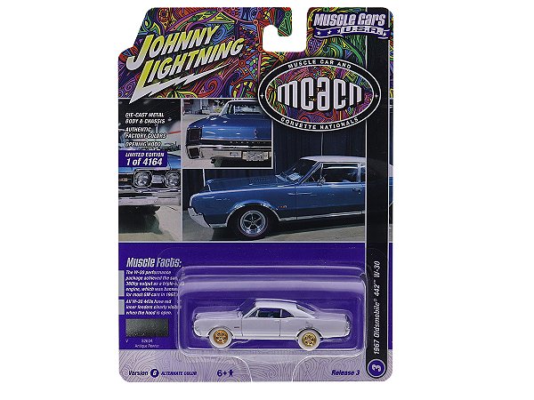 Oldsmobile 442 W-30 1967 (MCACN)  R3B 2022 1:64 Johnny Lightning CHASE