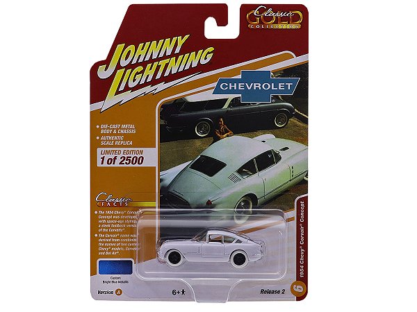 Chevrolet Corvair Concept Car 1954 R2A 2023 1:64 Johnny Lightning CHASE
