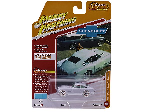 Chevrolet Corvair Concept Car 1954 R2B 2023 1:64 Johnny Lightning CHASE