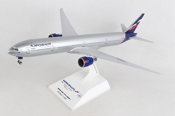 Avião Aeroflot B777-300 1:200 Skymarks