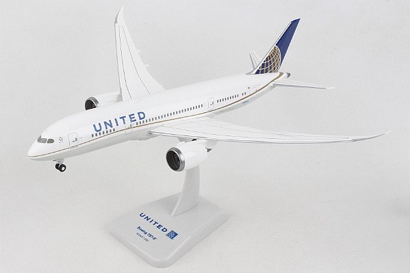 Avião Boeing 787-8 United 1:200 Hogan