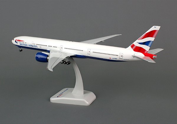 Avião Boeing 777-300ER British Airways 1:200 Hogan