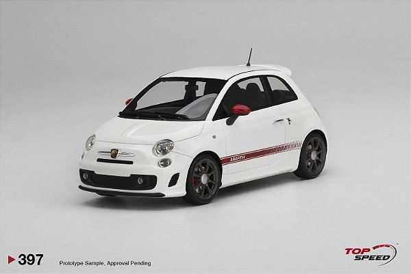 Abarth 595 1:18 TopSpeed Branco