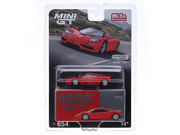 McLaren F1 1:64 Mini GT Vermelho