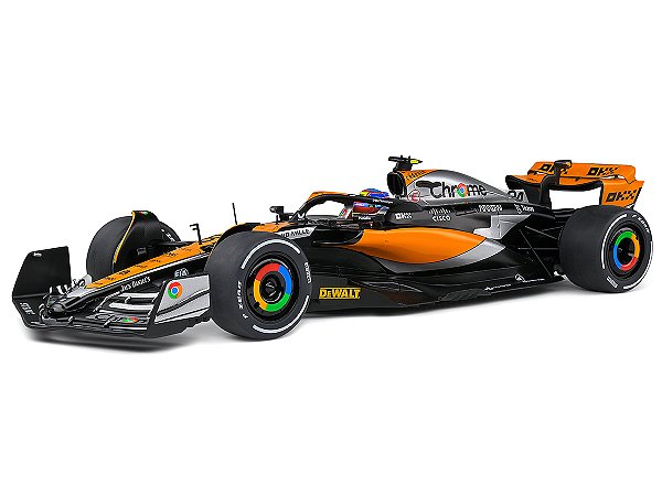 Fórmula 1 McLaren MCL60 Gp Britânico 2023 Oscar Piastri 1:18 Solido