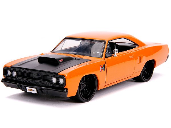 Plymouth Road Runner 1970 1:24 Jada Toys Laranja