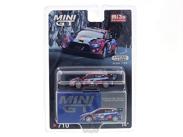 Hyundai i20 N Rally Hybrid 2023 Rally Monte Carlo 1:64 Mini GT