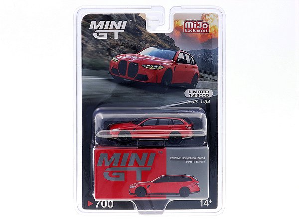 BMW M3 Competition Touring Toronto 1:64 Mini GT Vermelho