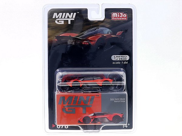 Aston Martin Valkyrie 1:64 Mini GT Laranja