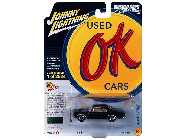 Buick GS 400 1967 R1B 2023 1:64 Johnny Lightning