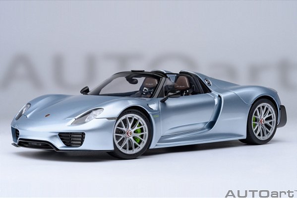 Porsche 918 Spyder Weissach Package 1:18 Autoart Azul