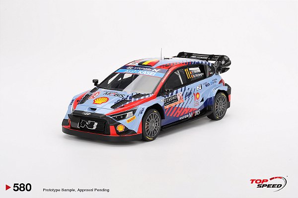 Hyundai i20 N Rally1 Hybrid 2024 Rally Monte Carlo Winner 1:18 TopSpeed