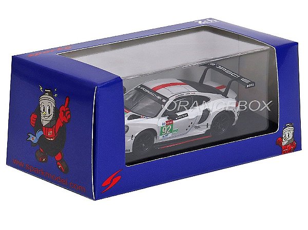 Porsche 911 RSR-19 3rd LMGTE Pro Class 24 Horas Le Mans 2021 1:64 Spark