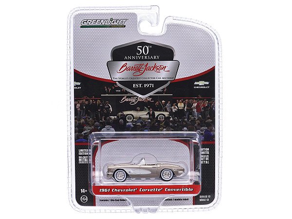 Chevrolet Corvette Convertble 1961 1:64 Greenlight