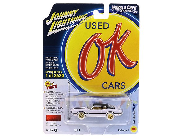 Oldsmobile 442 W30 1972 R1A 2023 1:64 Johnny Lightning CHASE