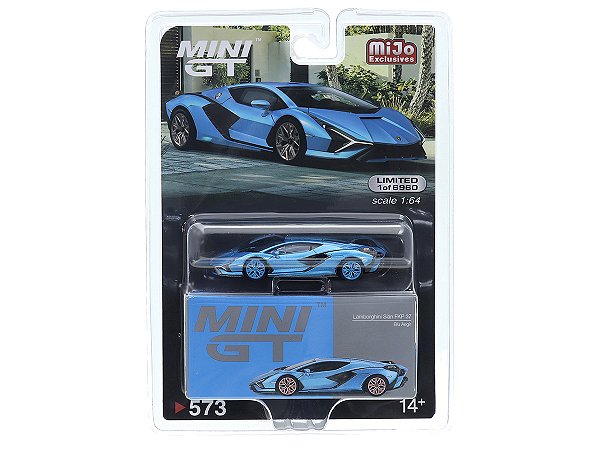 Lamborghini Sián FKP 37 1:64 Mini GT Azul CHASE