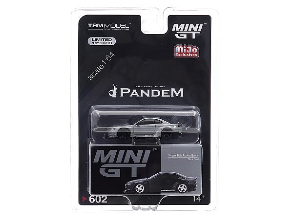 Nissan Silvia (S15) Rocket Bunny 1:64 Mini GT Preto CHASE