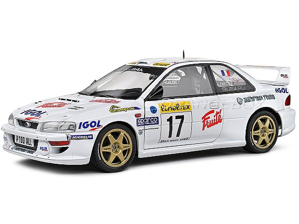 Subaru Impreza 22B Rallye Monte Carlo 1999 1:18 Solido