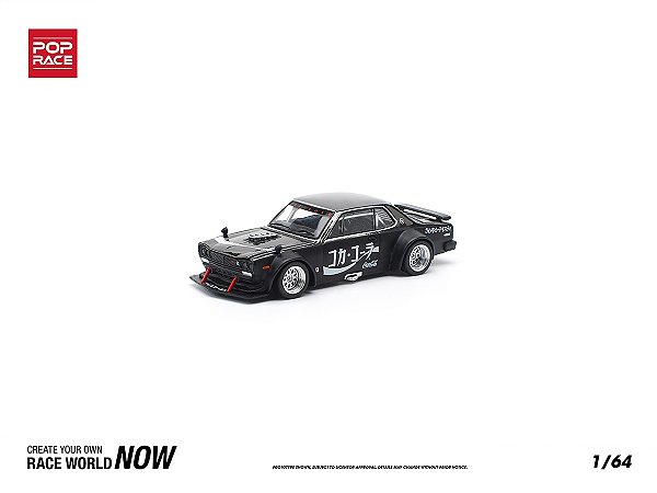 Nissan Skyline GT-R Drift (HAKOSUKA) Coca-Cola 1:64 POP RACE