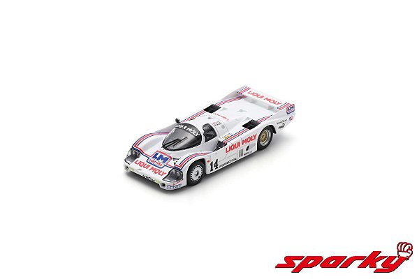 Porsche 956 24 Horas Le Mans 1986 9th 1:64 Spark