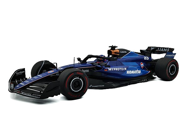 Fórmula 1 Williams FW46 Alex Albon GP Arábia Saudita 2024 1:18 Solido
