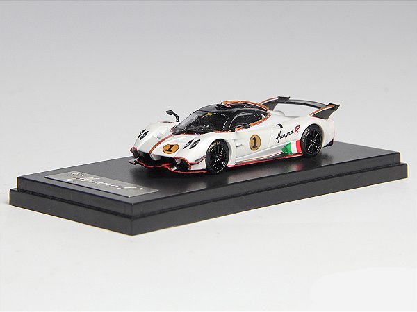 Pagani Huayra R 1:64 LCD Models Branco
