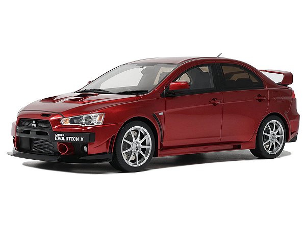 Mitsubishi Lancer EVO X FQ 400 2012 1:18 OttOmobile Vermelho