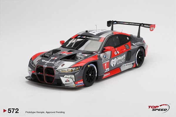 BMW M4 GT3 Paul Miller Racing IMSA 2024 12Hs Sebring 1:18 TopSpeed