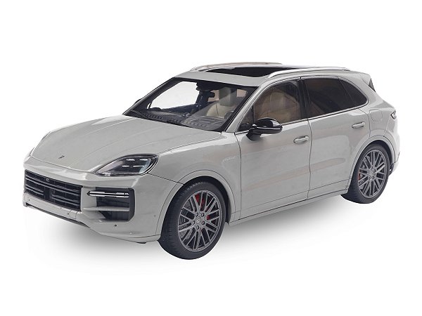Porsche Cayenne Turbo S 2024 1:18 Solido Cinza