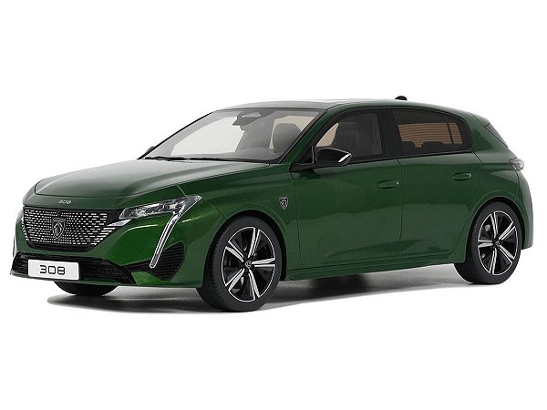 Peugeot 308 GT 2022 1:18 OttOmobile Verde