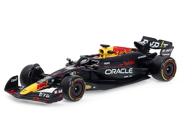 Fórmula 1 Red Bull Racing RB20 Max Verstappen  2024 1:43 Bburago c/ Display e Piloto