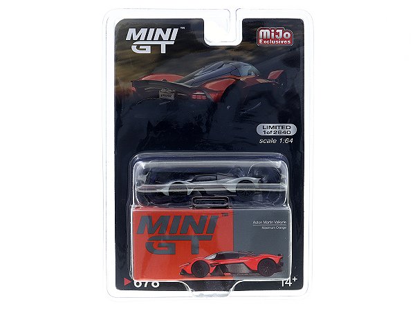Aston Martin Valkyrie 1:64 Mini GT Laranja CHASE