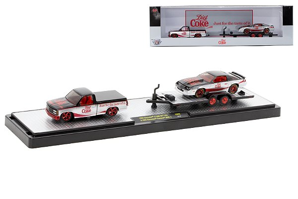 Chevrolet C1500 SS 454 1992 + Camaro IROC-Z 1985 TW26 1:64 M2 Machines CHASE