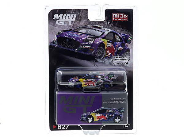 Ford Puma Rally Italia Sardegna 2022 1:64 Mini GT CHASE