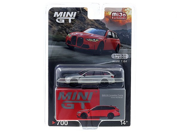 BMW M3 Competition Touring Toronto 1:64 Mini GT Vermelho CHASE