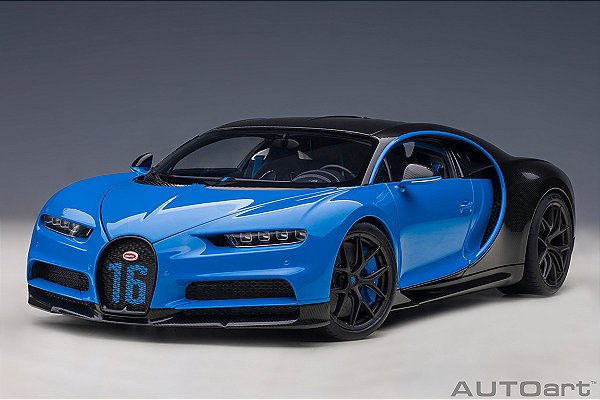 Bugatti Chiron Sport 2019 1:18 Autoart Azul
