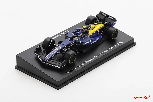 Fórmula 1 Williams FW46 Williams F1 Team GP México Franco Colapinto 2024 1:64 Spark