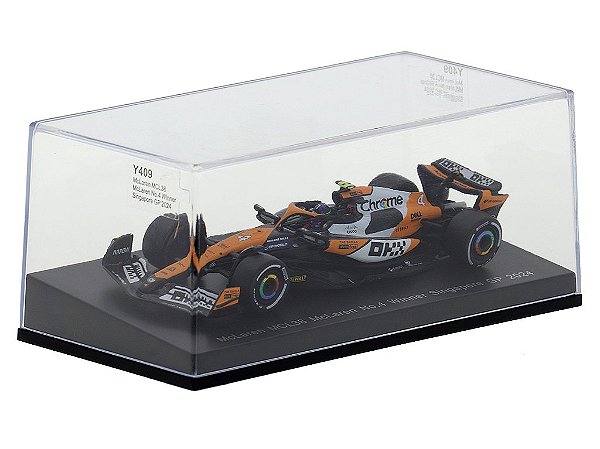 Fórmula 1 McLaren MCL38 Winner Singapore GP Lando Norris 2024 1:64 Spark