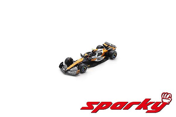 Fórmula 1 McLaren MCL38 Winner Singapore GP Lando Norris 2024 1:64 Spark